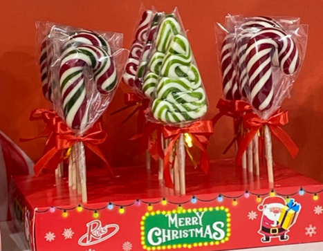 [ROKS807A] ROKS CANDY CANE & KERSTBOOM LOLLIPOP 35GRX27ST