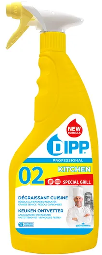 [DIP/0277] DIPP NR 2. EXTRA KRACHTIGE ONTVETTER VASTZITTEND VET 750ML SPECIAL GRILL