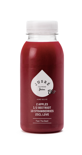 [169/008832] JUSRE APPEL,BIET,WORTEL & AARDBEI - " FEEL THE BEET" 6 X 250 ML <**>