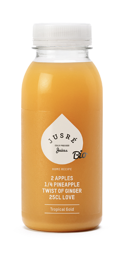 [169/008834] JUSRE APPEL, ANANAS & GEMBER - " TROPICAL GOLD " 6 X 250 ML <**>
