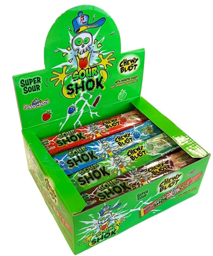 [001/008863] FUNNY CANDY SOUR SHOK CHEWY BLAST 48ST