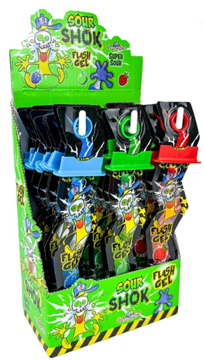 [027/008864] FUNNY CANDY SOUR SHOK FLASH GEL 30ST