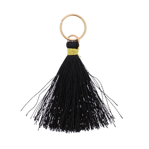 [ACC34147ZW] #VERP - TASSEL HANGER ZWART 12ST