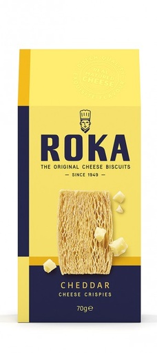 [523301] ROKA CRISPIES CHEDDAR CHEESE 12X70GR