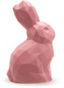 DE CHOCOLATERIE DIAMOND RABBIT ROSE 7 STUKS