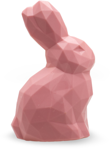 [2120100] DE CHOCOLATERIE DIAMOND RABBIT ROSE 7 STUKS