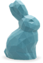 DE CHOCOLATERIE DIAMOND RABBIT BLAUW 7 STUKS