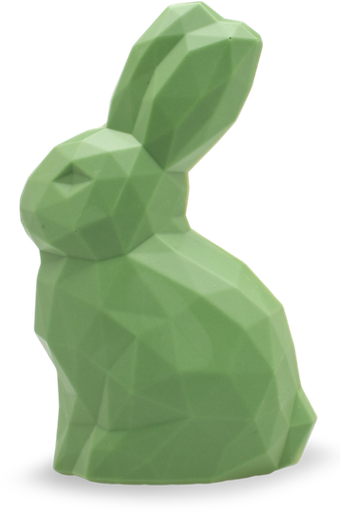 [2120104] DE CHOCOLATERIE DIAMOND RABBIT GROEN 7 STUKS