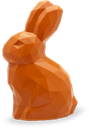 DE CHOCOLATERIE DIAMOND RABBIT ORANJE 7 STUKS