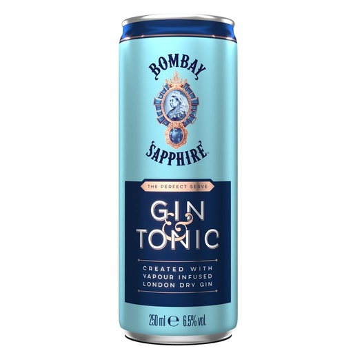 [074/009225] BOMBAY SAPPHIRE BLIK 12X25CL