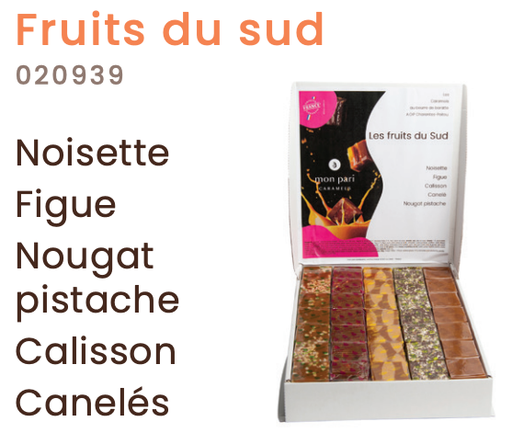 [MPG/020939] MON PARI CARAMELS ZUIDERSE SMAKEN (FRUIT DU SUD) 105 STUKS