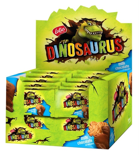 [16375] LOTUS DINOSAURUS ORIGINAL MELKCHOCOLADE 3STX24