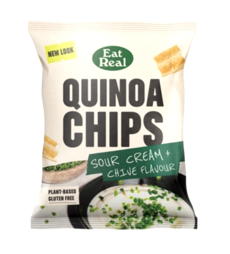 [ER-200097] EAT REAL SOUR CREAM & CHIVES QUINOA CHIPS 18 X 40 GR