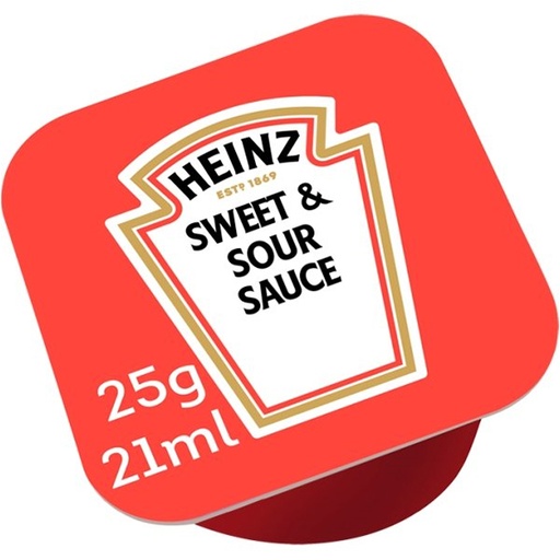 [76019114] HEINZ SWEET & SOUR CUPS 100X 21 ML