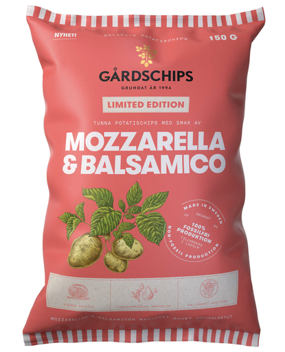 [530602] GARDCHIPS MOZZARELLA BALSAMICO CHIPS 10 X 150 GR
