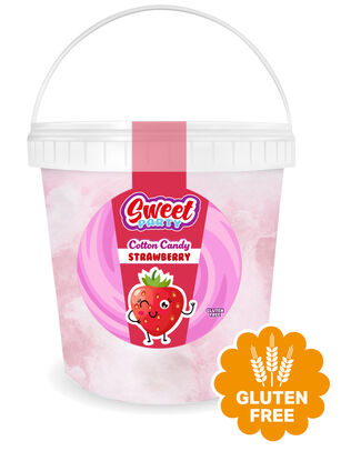 [046319] SWEET PARTY SUIKERSPIN AARDBEI 6 X 40 GR