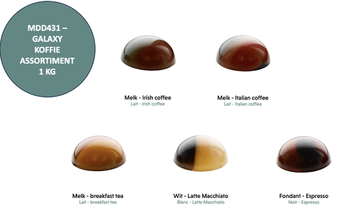 [MDD431] DELICE GALAXY KOFFIE ASSORTIMENT 1KG