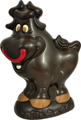 [LINS102] DELICE CRAZY BULL 15CM FONDANT GEKLEURD DM 135GR - 6ST