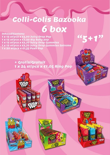 [21059011] COLLI BAZOOKA 6 BOX "5+1" (FOLD 7 '25)