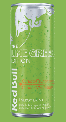 [JET/11032011] RED BULL LIME GREEN EDITION CURUBA -VLIERBLOESEM  24 X 25 CL