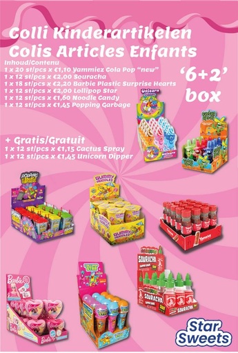 [90098569] COLLI KINDERARTIKELEN 8 BOX 6+2 GRATIS (FOLD 8 '25)