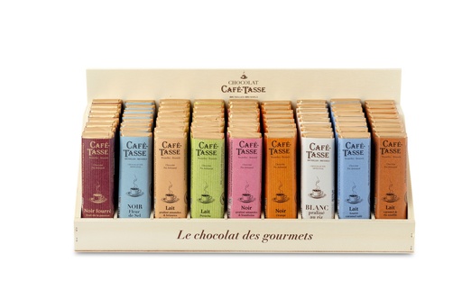 [5158] CAFE-TASSE DISPLAY 2 - 72 REPEN ASS 9 SMAKEN 72X45GR