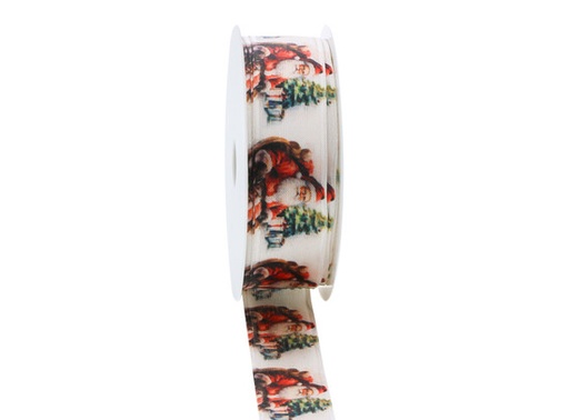 [LIN759515140] #VERP - LINT SANTA BALA WIT 25MM