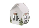 #VERP - HUIS CHRISTMAS CHARM MET KOORD 37,5CM 10ST