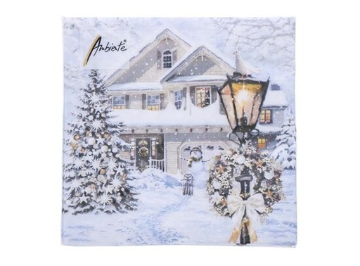 [SER33319020] #VERP - SERVET CHRISTMASHOUSE 33X33 12ST