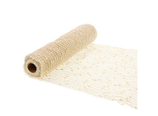 [LIN5537728GO] #VERP - TAFELLOPER CHIC 280MMX3M ECRU