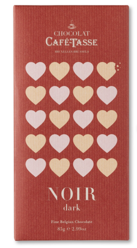 [CT/5071LOVE] CAFE-TASSE TABLET NOIR 60% LOVE 12X85GR