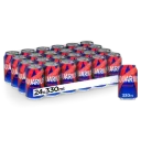 AQUARIUS BLIK RED PEACH 24X33CL