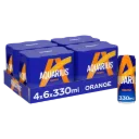 AQUARIUS BLIK ORANGE 4X6X33CL