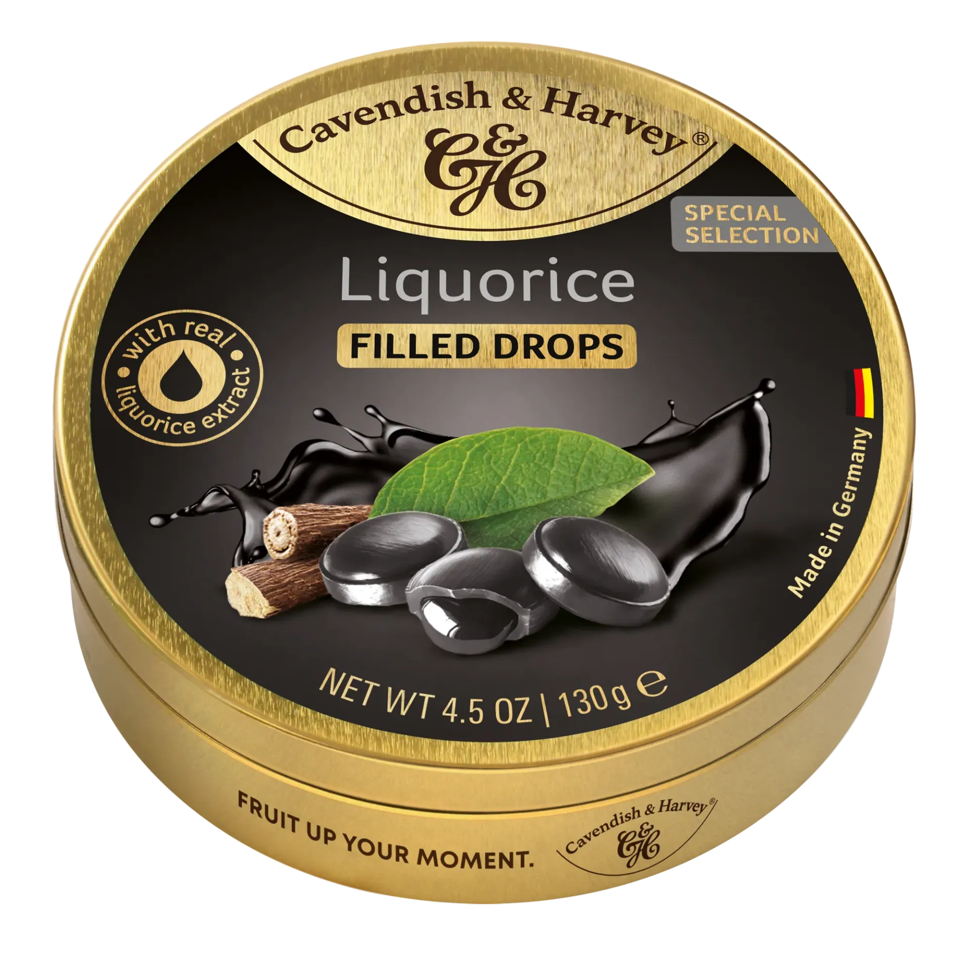 CAVENDISH & HARVEY FILLED LIQUORICE 11 X 130 GR