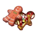 GINGERBREAD MAN BLIK CHOCOLADE 20 X 77 GR