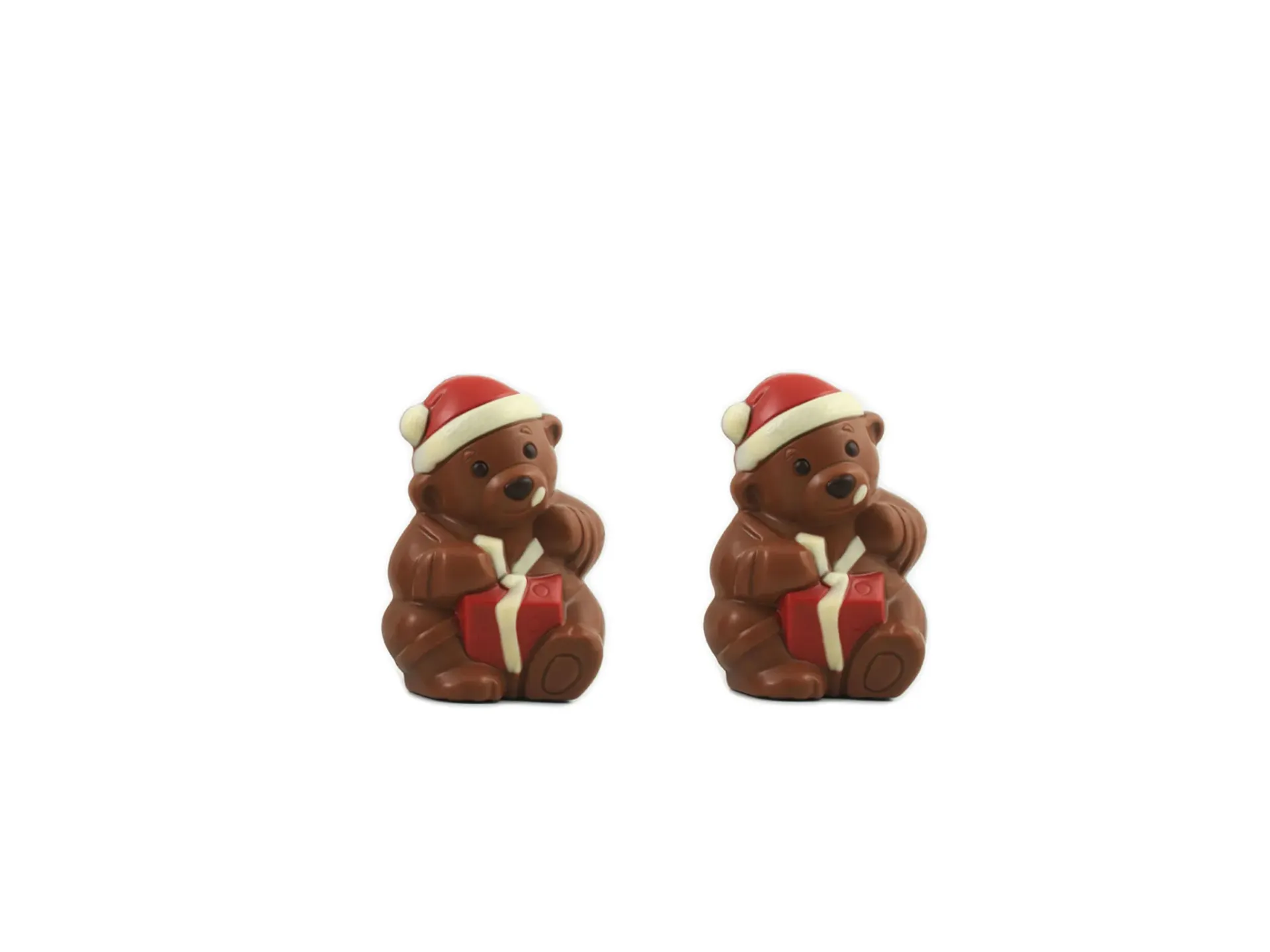DELICE KERSTBEERTJE MELK DECO 11 CM - 8 X 90 GR