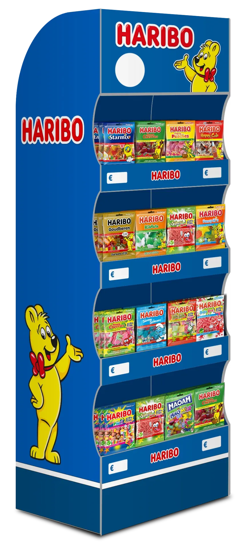 DISPLAY HARIBO 75GR 200+100 GRATIS