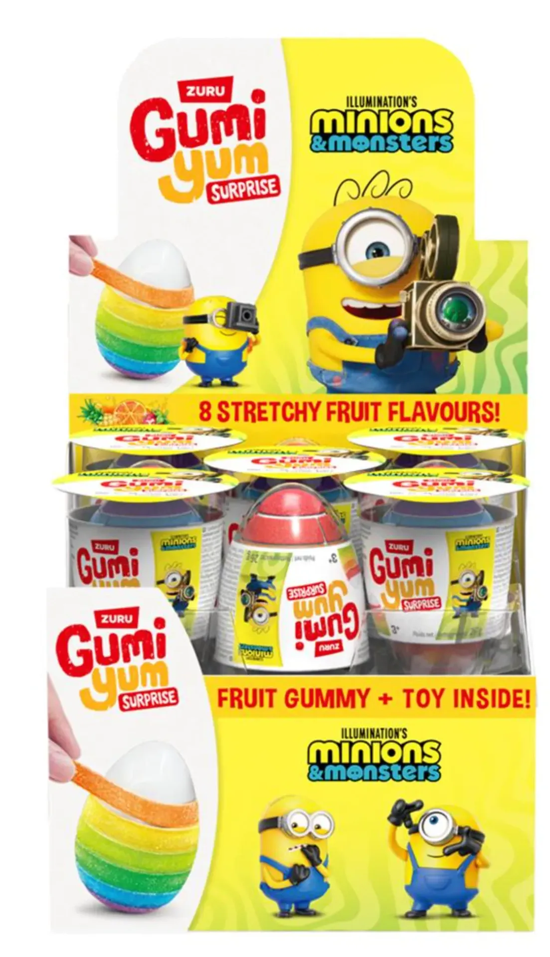 GUMI YUM EGGS MINIONS 18ST