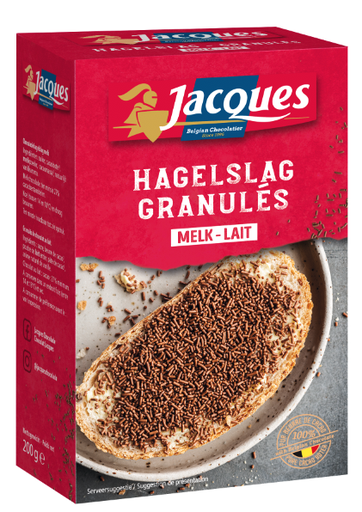 [19361] JACQUES HAGELSLAG MELK 200G X12