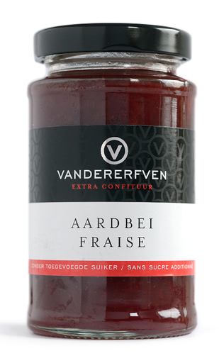 [VDE675] VANDERERFVEN AARDBEIEN 70% MINDER SUIKER -LIGHT 6X210GR