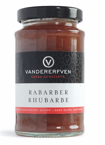 [VDE680] VANDERERFVEN RABARBER 70% MINDER SUIKER -LIGHT 6X210GR