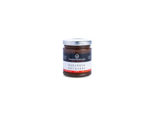 [VDE680] VANDERERFVEN RABARBER 70% MINDER SUIKER -LIGHT 6X210GR