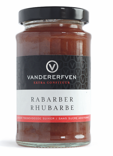 [VDE680] VANDERERFVEN SUIKERVRIJ RABARBER 6X240GR