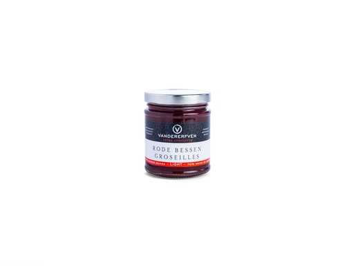 [VDE681] VANDERERFVEN RODE BESSEN 70% MINDER SUIKER -LIGHT 6X240GR