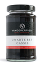 VANDERERFVEN ZWARTE BESSEN (CASSIS) 70% MINDER SUIKER -LIGHT 6X210GR