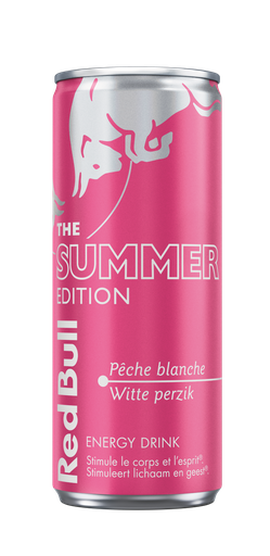 [JET/11032013] RED BULL SUMMER WHITE PEACH EDITION 24X25CL (roze blik)