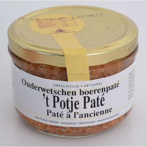 [VEU/9320] OUDERWETSCHE PATE POTJE 180GR (12)