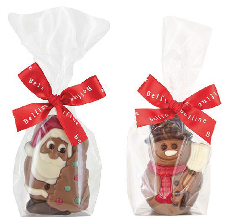 [BEL1007621] BELFINE ass SANTA MAXWELL & SNOWMAN FROSTY in BAG 24 X 40 GR 